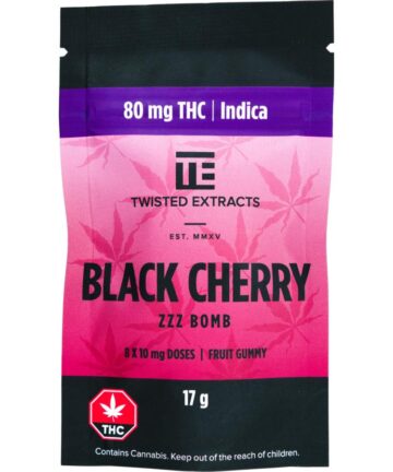 Buy Black Cherry THC Indica Gummies